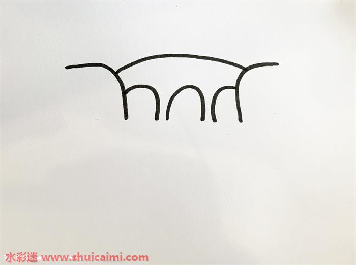 溪边怎么画 溪边简笔画图片带颜色