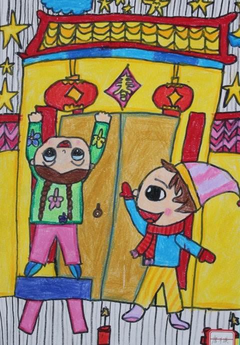 春节简笔画 春节简笔画简单又漂亮