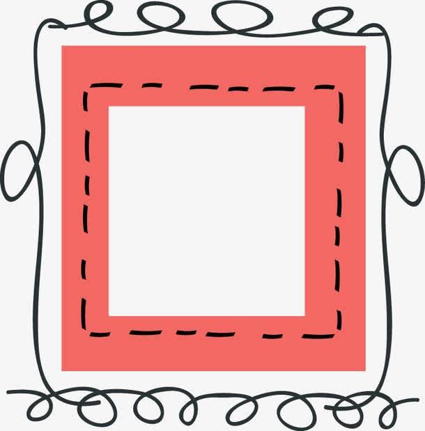 相框简笔画 相框简笔画边框