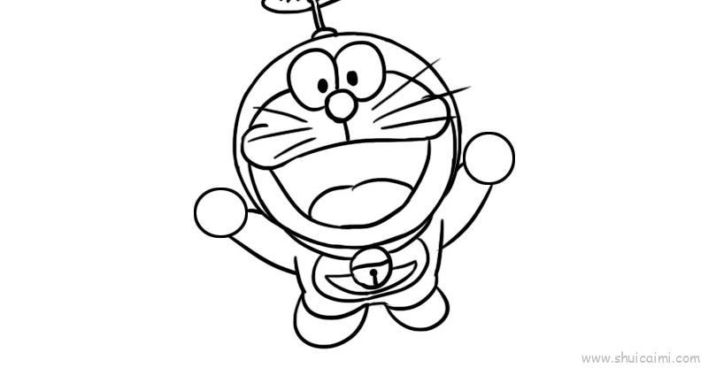 哆来a梦儿童画怎么画 哆来a梦简笔画图片大全
