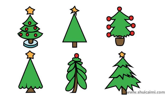 圣诞树简笔画怎么画 圣诞树简笔画步骤