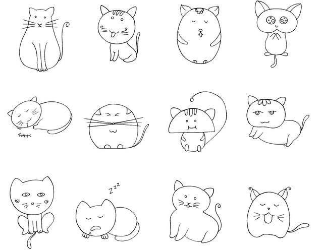 大班简笔画 大班简笔画图片涂色