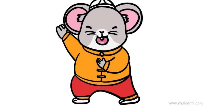 鼠宝宝儿童画怎么画 鼠宝宝简笔画图片