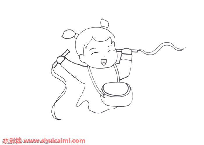 春节年画怎么画 春节年画简笔画步骤图