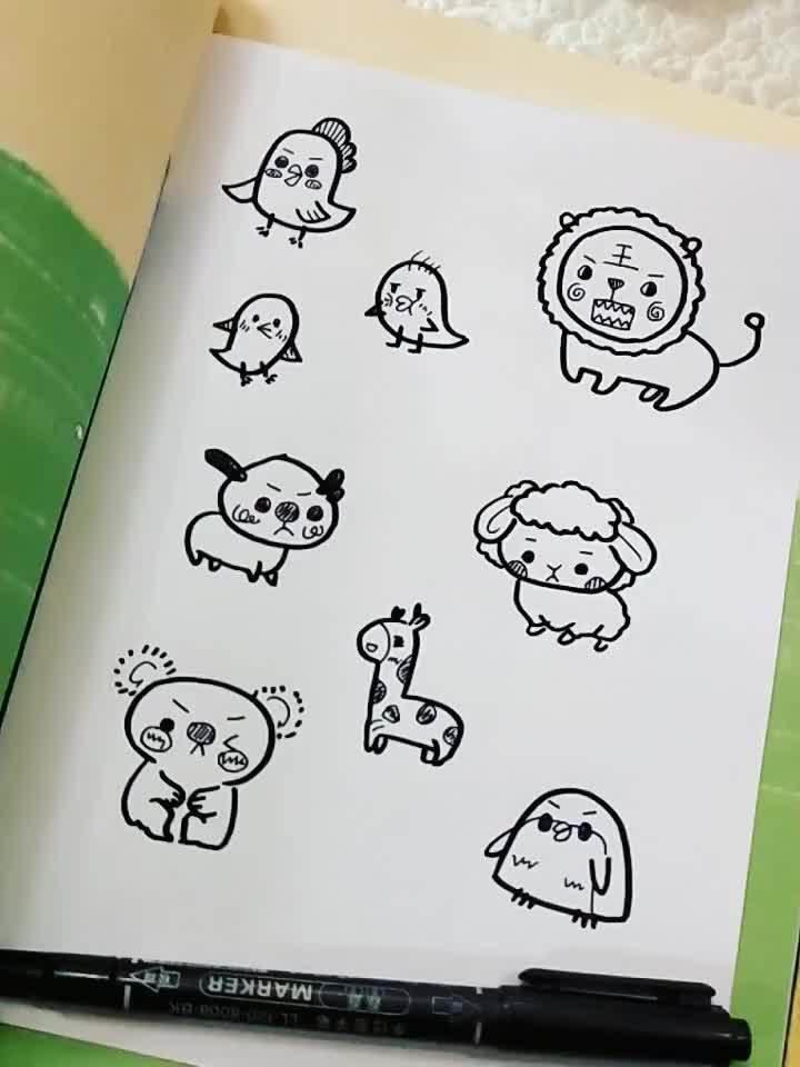 画家简笔画 画家简笔画可爱