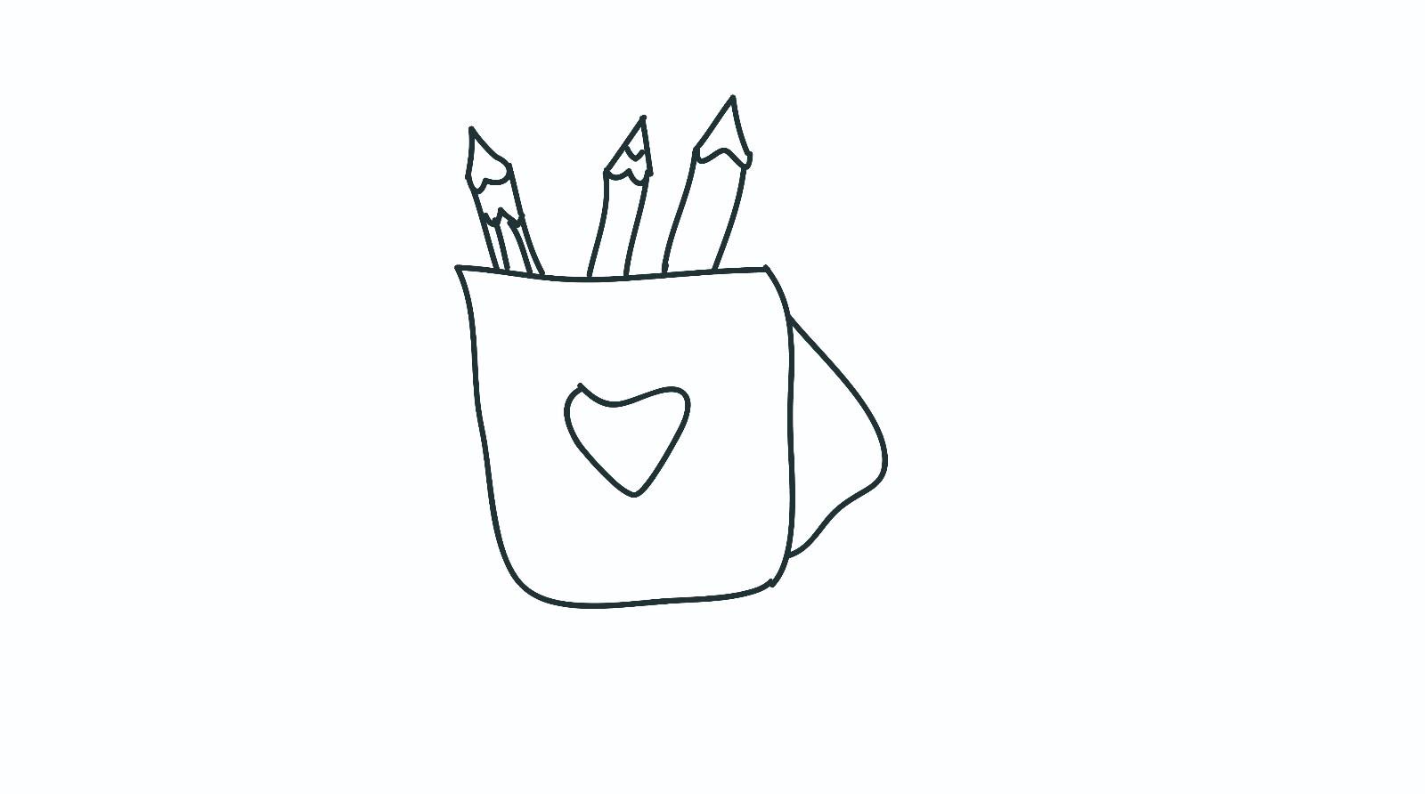 笔筒简笔画怎么画 笔筒简笔画好看