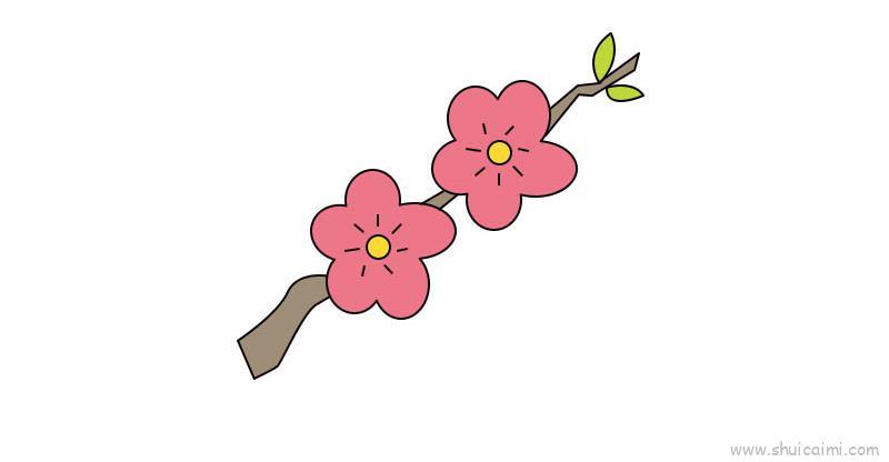 梅花儿童画怎么画 梅花简笔画画法