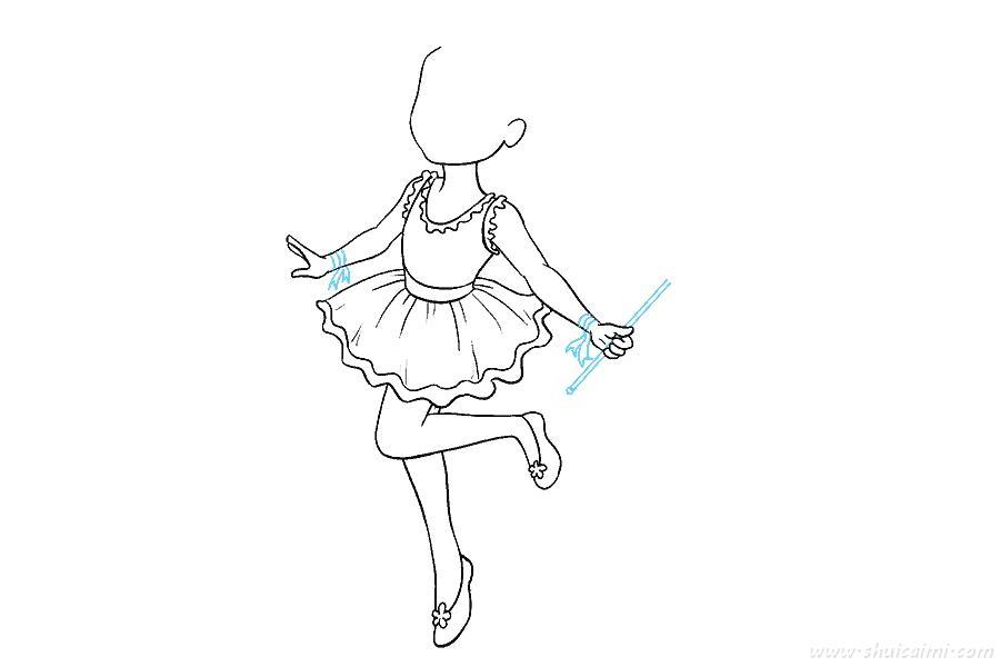 仙女怎么画 仙女简笔画图片大全带颜色