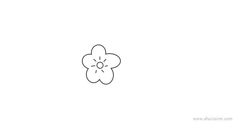 梅花儿童画怎么画 梅花简笔画画法