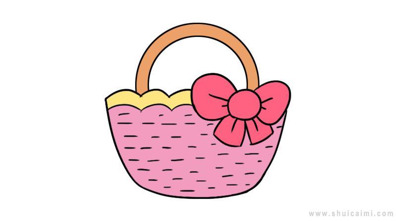 篮子简笔画怎么画 篮子简笔画步骤