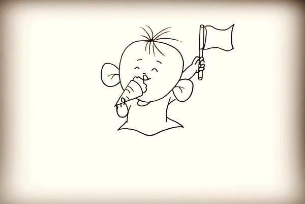 大耳朵图图简笔画 大耳朵图图简笔画一家