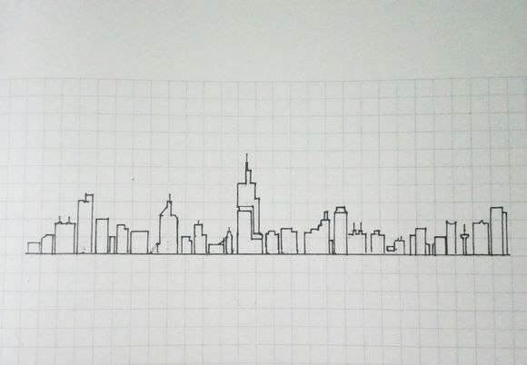 城市简笔画 城市简笔画彩色