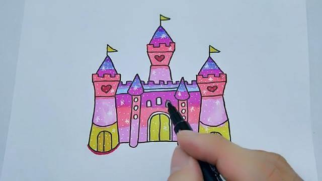 简笔画城堡 简笔画城堡怎么画