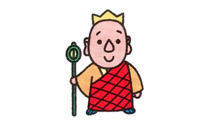 唐僧简笔画 唐僧简笔画简单又帅气