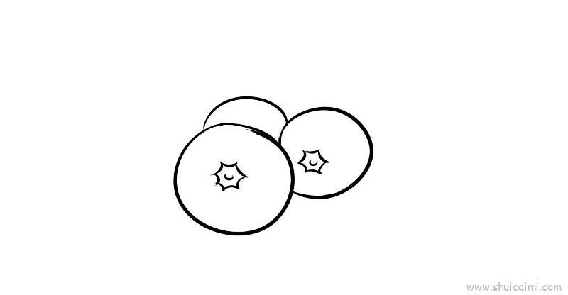 蓝莓儿童画怎么画 蓝莓简笔画图片大全