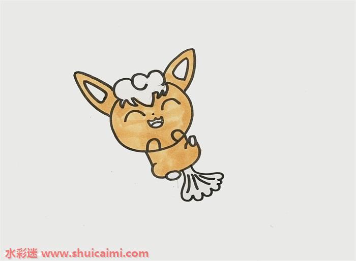 六尾怎么画 六尾简笔画简单又漂亮