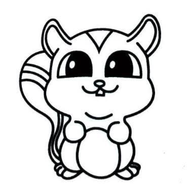 松鼠的简笔画 松鼠的简笔画怎么画