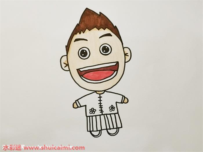 新郎怎么画 新郎简笔画画法