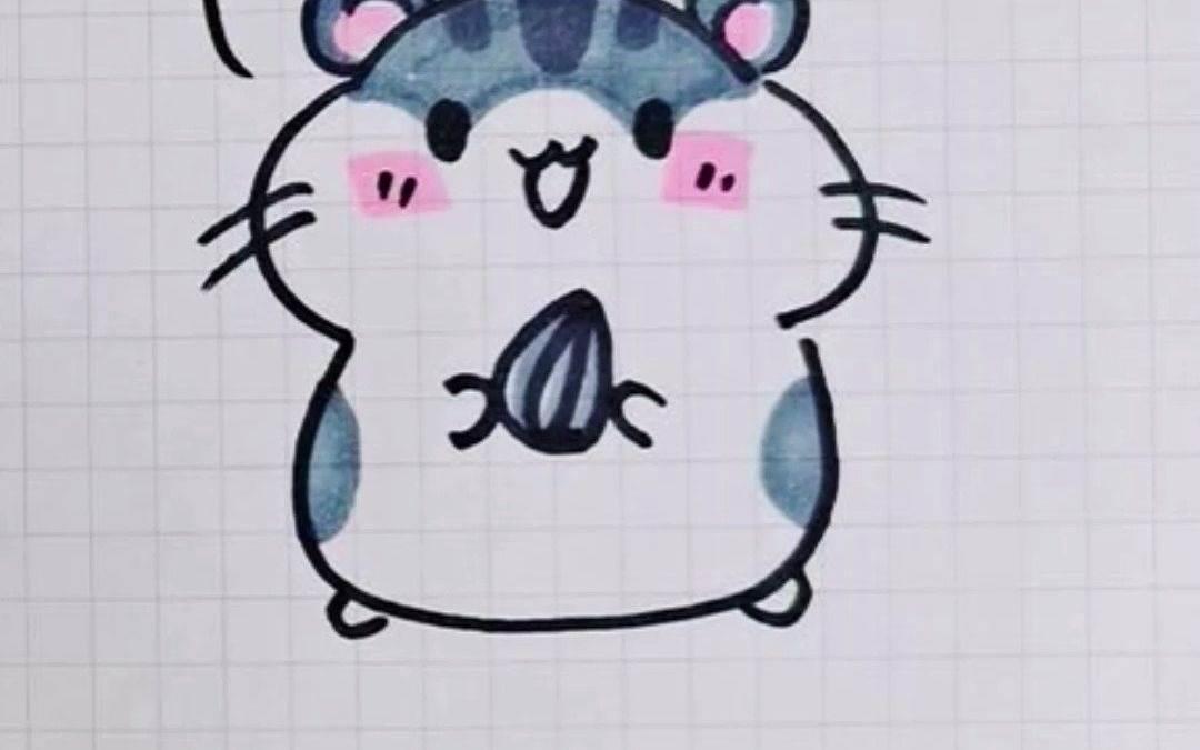 仓鼠简笔画 仓鼠简笔画大全可爱
