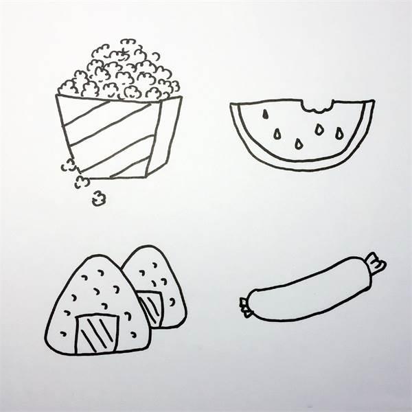 零食的简笔画图片大全 零食的简笔画怎么画