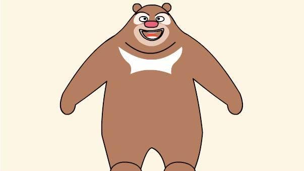 熊出没简笔画 熊出没简笔画图片大全可爱