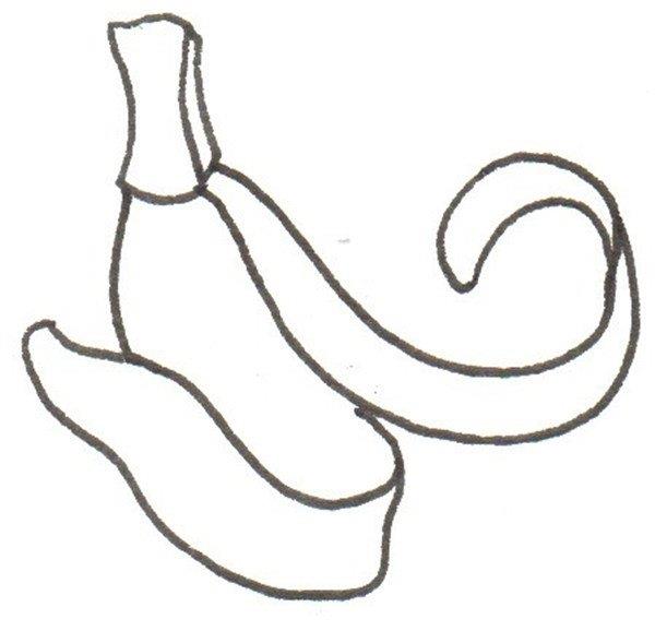 香蕉的简笔画怎么画 香蕉的简笔画图片大全