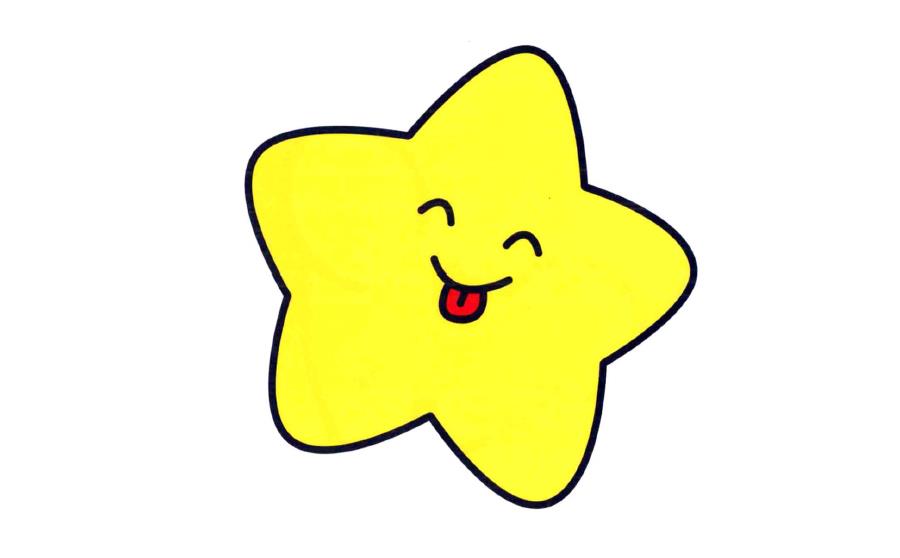 关于星星的简笔画图片大全步骤 幼儿-星星的画法简笔画图片