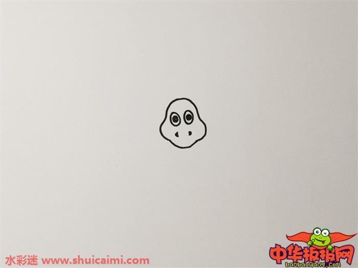 剑龙怎么画 剑龙简笔画简单又漂亮彩色