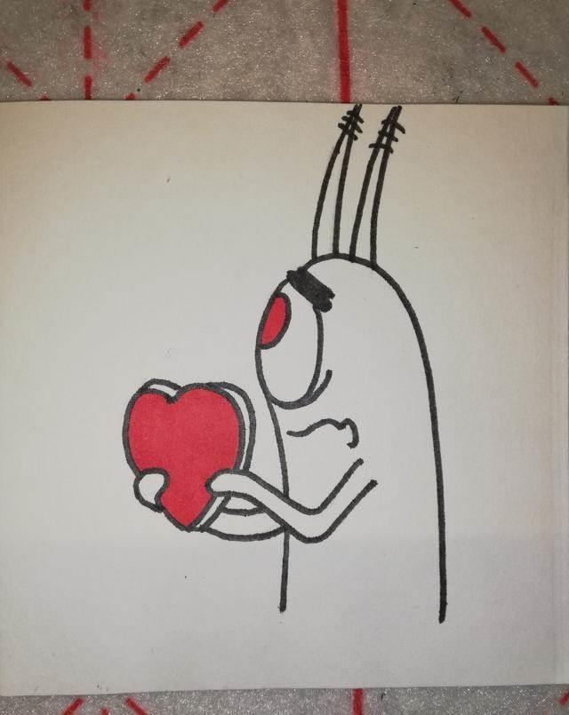 痞老板简笔画 痞老板简笔画带颜色