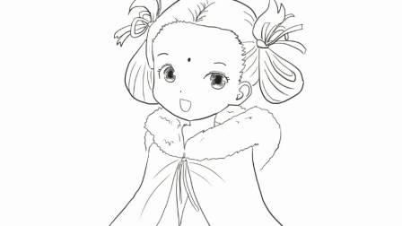 简笔画小公主 简笔画小公主怎么画