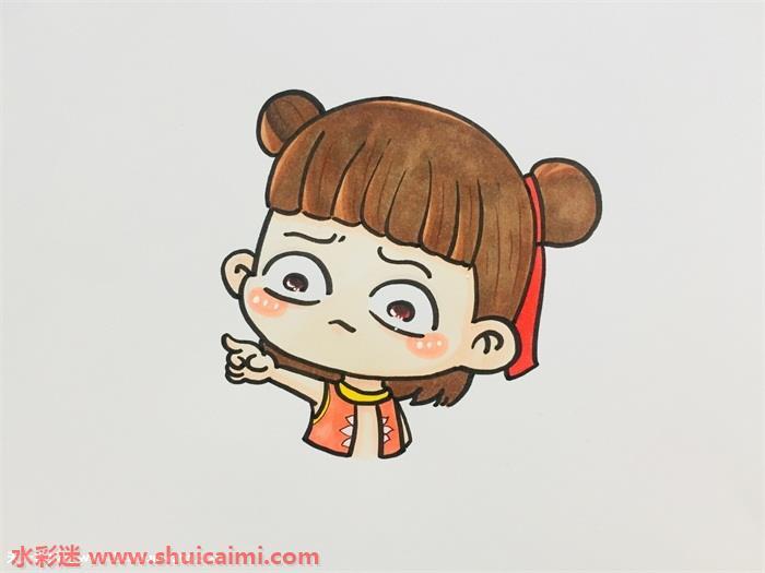 哪吒之魔童降世简笔画怎么画？