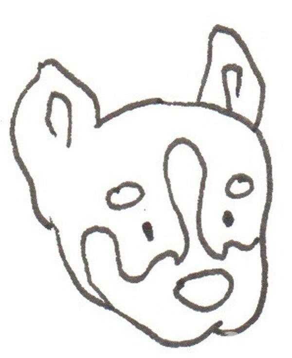 哈士奇的简笔画怎么画 哈士奇的简笔画图片大全