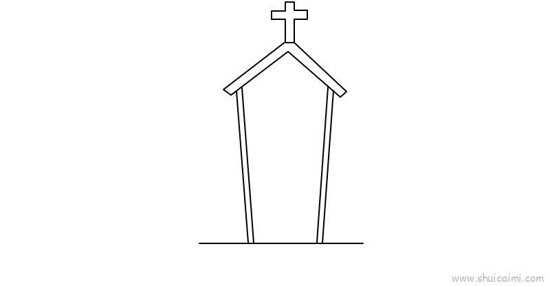 教堂儿童画怎么画 教堂简笔画简单又好看