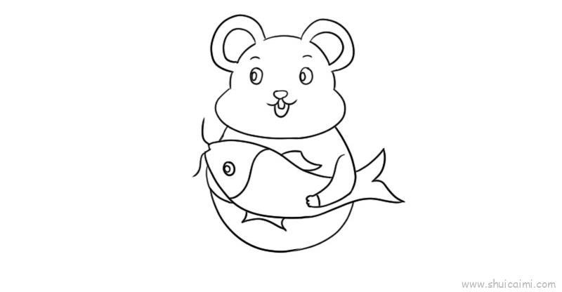 老鼠图儿童画怎么画 老鼠图简笔画简单