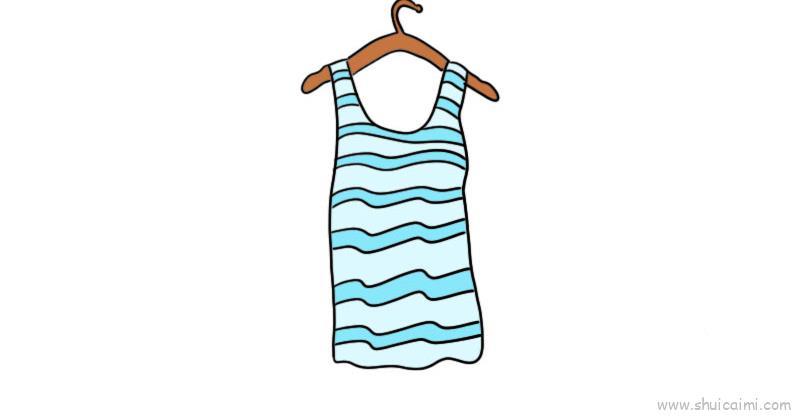 背心儿童画怎么画 背心简笔画图片