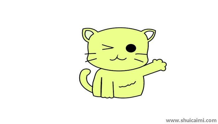线猫动物画简笔画怎么画 线猫动物画简笔画图片