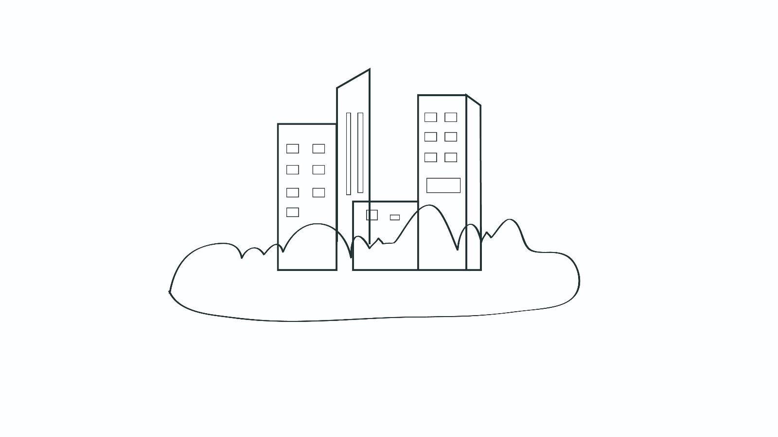 高楼大厦简笔画怎么画 高楼大厦简笔画简单又好看