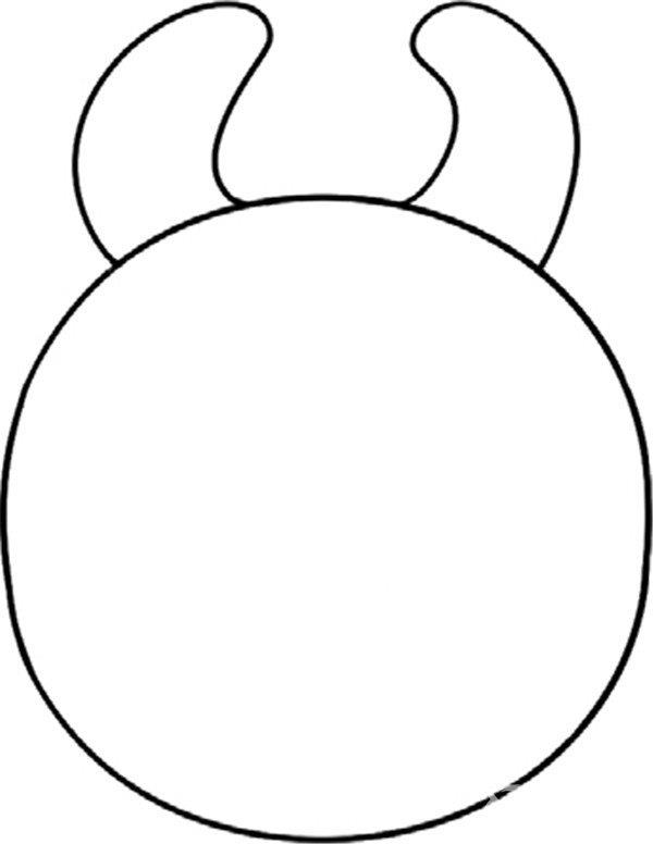 善良的牛的简笔画怎么画 善良的牛简笔画简单