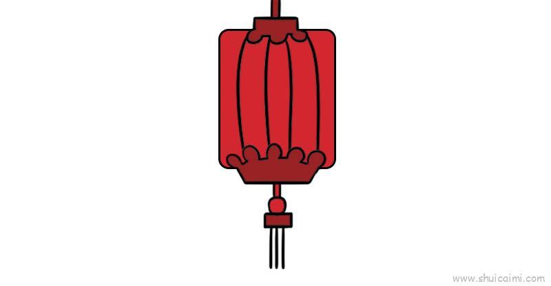 灯笼儿童画怎么画 灯笼简笔画好看