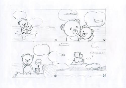 连环画简笔画 连环画简笔画六格