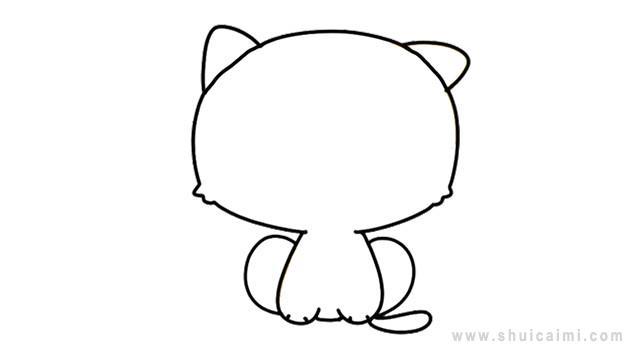萌萌哒小猫简笔画怎么画 萌萌哒小猫简笔画图片大全