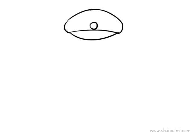 军人敬礼儿童画怎么画 军人敬礼简笔画图片