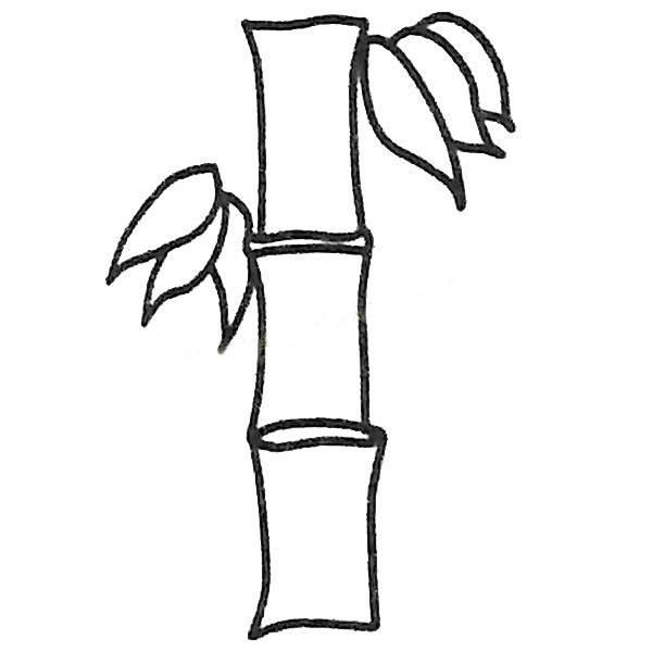 竹子简笔画 竹子简笔画好看又简单