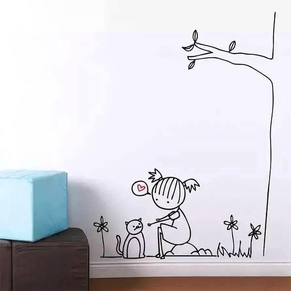 墙绘壁画手绘简笔画 墙绘壁画手绘简笔画大全