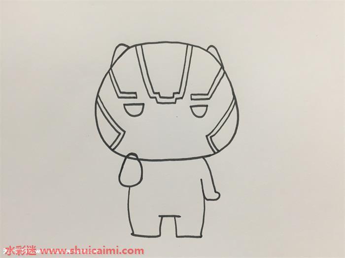 黑豹怎么画？黑豹简笔画步骤教程