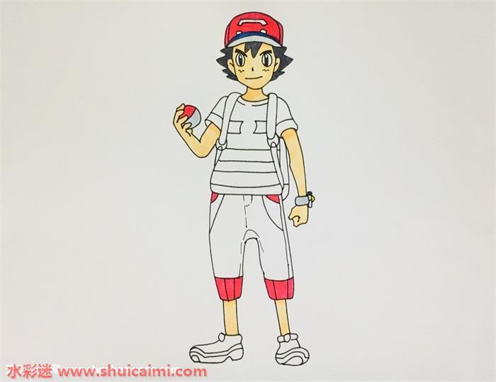 小智怎么画 小智简笔画图片