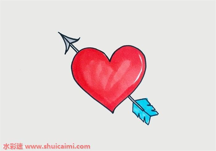 一箭穿心怎么画简单的画法分享