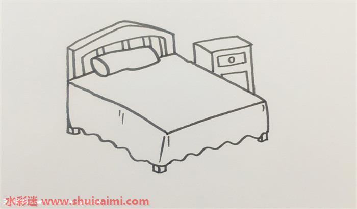 卧室怎么画 卧室简笔画漂亮卡通