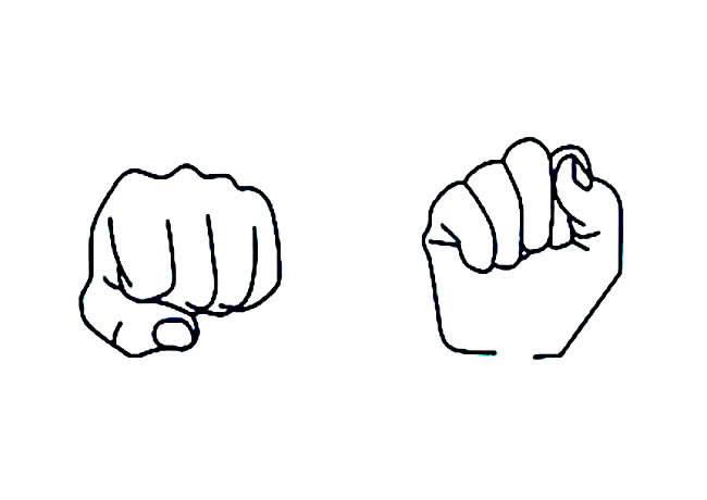拳头简笔画 拳头简笔画怎么画