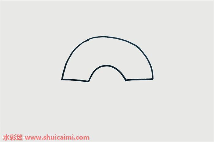 神奇宝贝球简笔画步骤，一步步教你神奇宝贝球怎么画？